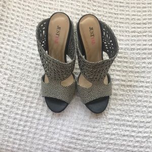Just Fab, size 7.5, 5 inch heels